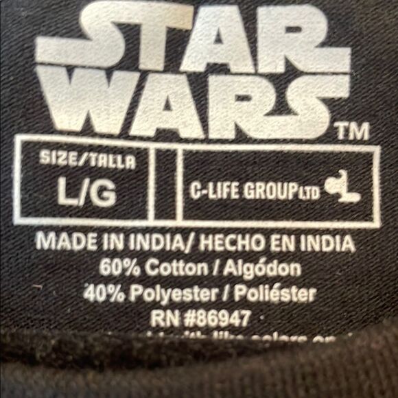 Star Wars Black T-Shirt Unisex Size Large - Picture 3 of 5